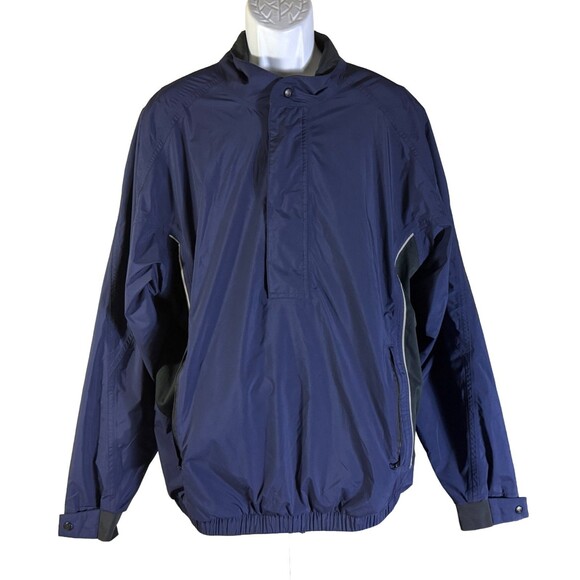 FootJoy Other - Dryjoys By Footjoy Quarter Zip Golf Pullover Windbreaker Jacket Black Size XL